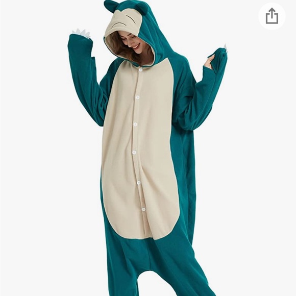 Pokemon Snorlax Onesie For Adults and Teenagers (Size S-XL) - Picture 1 of 9
